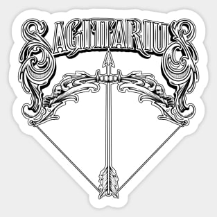 Sagittarius Sign Art Sticker